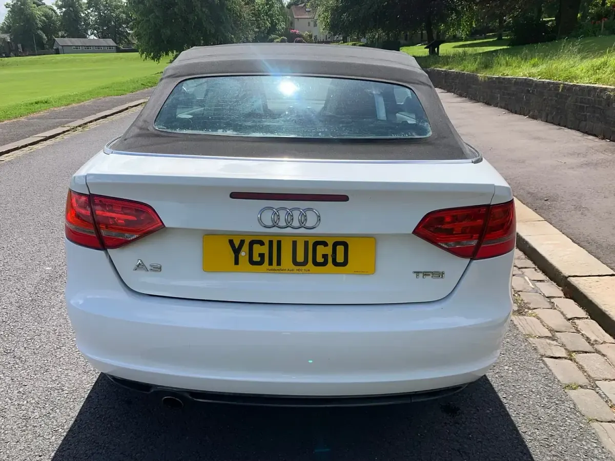 Used Audi A3 Cabriolet S-Line 105 HP (77 kW) 2011 White Cabriolet
