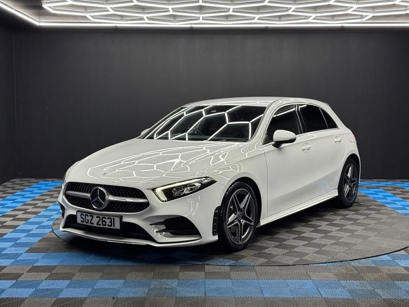 Used Mercedes A180 AMG line 2020 White Hatchback