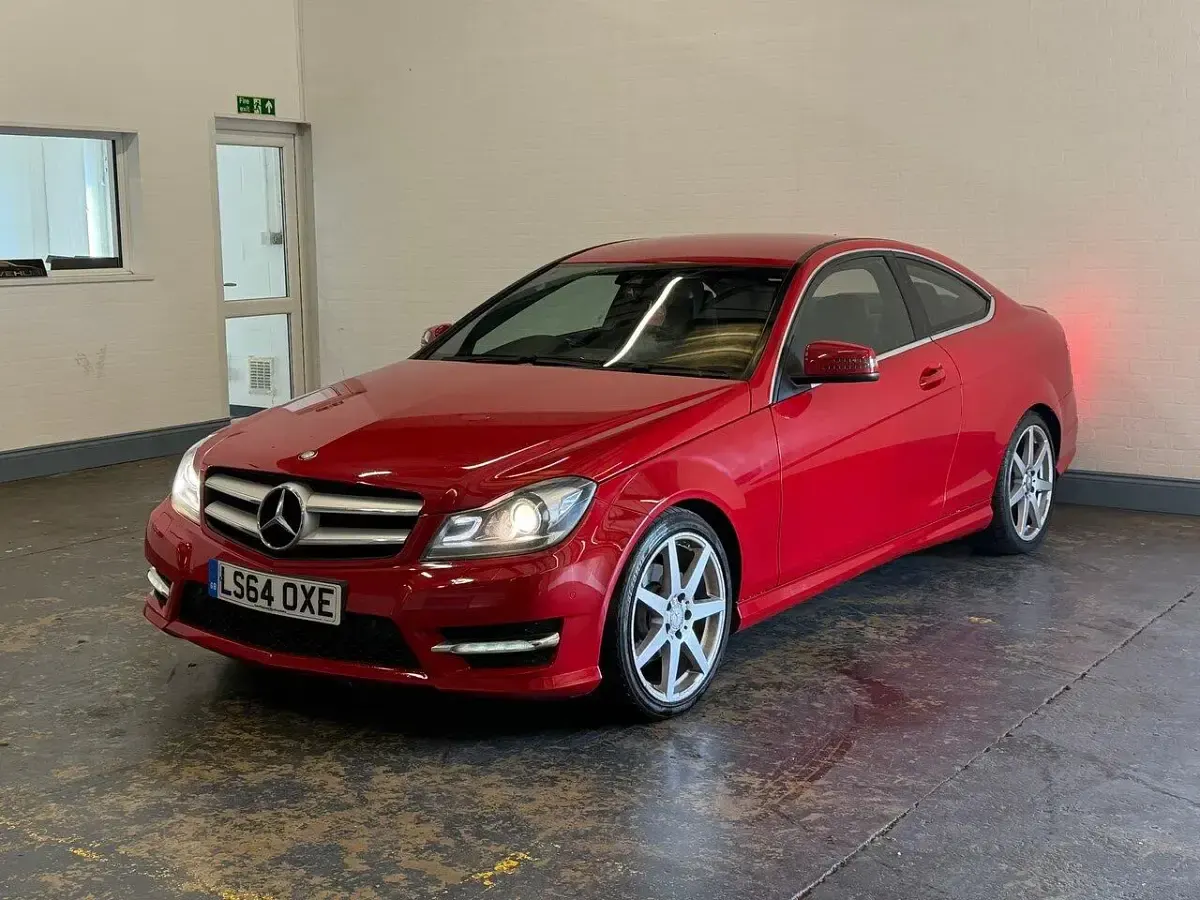 Used Mercedes C220 Sport Edition 2014 Red Coupe