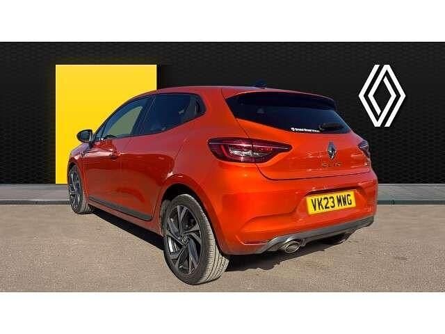 Used Renault Clio V RS Line 90 HP (66 kW) 2023 Orange Hatchback