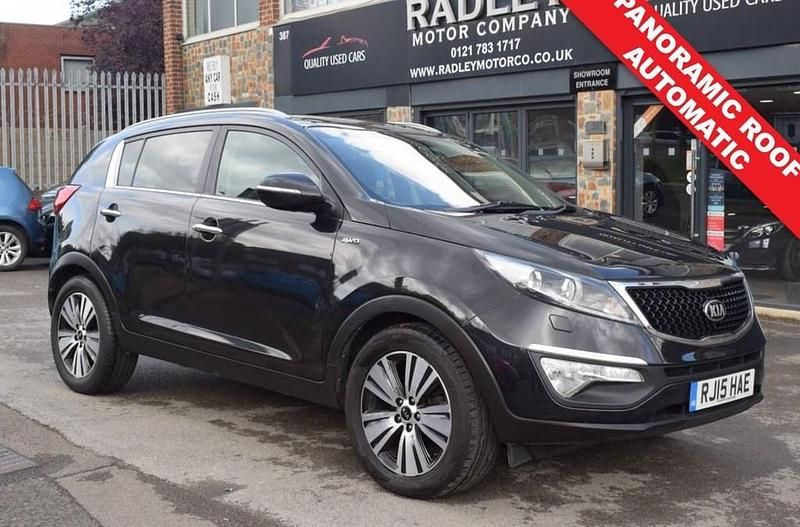 Black Used 2015 Kia Sportage 3 SUV | £8,500 (Fair price) - Image 1/4