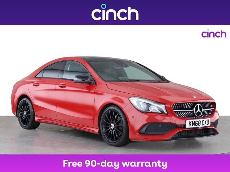 Red Used 2018 Mercedes CLA220 AMG line Sedan | £16,599 (A bit pricey) - Image 1/3