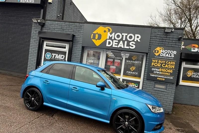 Used Audi A1 Sportback Black Edition 2017 Blue Hatchback