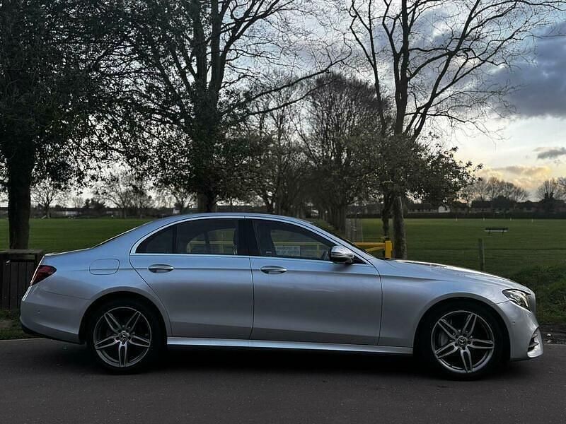 Used Mercedes E220 AMG line 194 HP (142 kW) 2017 Silver Sedan