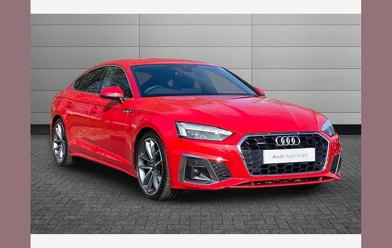 Used Audi A5 Sportback S-Line 204 HP (150 kW) 2023 Red Hatchback