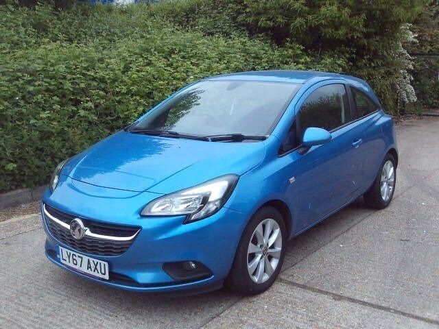 Blue Used 2017 Vauxhall Corsa Hatchback | £4,995 (Good price) - Image 1/4