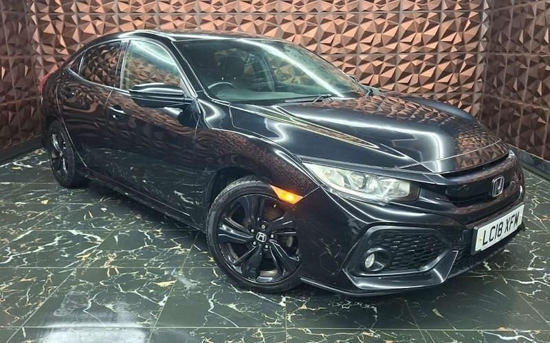 Begagnad Honda Civic SR 129 HK (94 kW) 2017 Svart Halvkombi