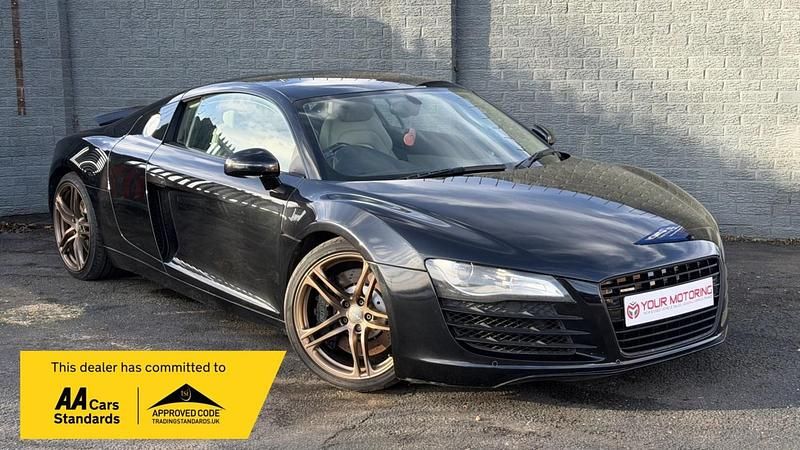 Used Audi R8 Coupé Advanced 420 HP (308 kW) 2008 Black Coupe
