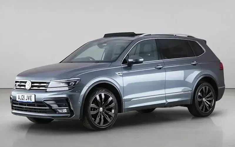 Used VW Tiguan Allspace R-line 150 HP (110 kW) 2021 Grey SUV