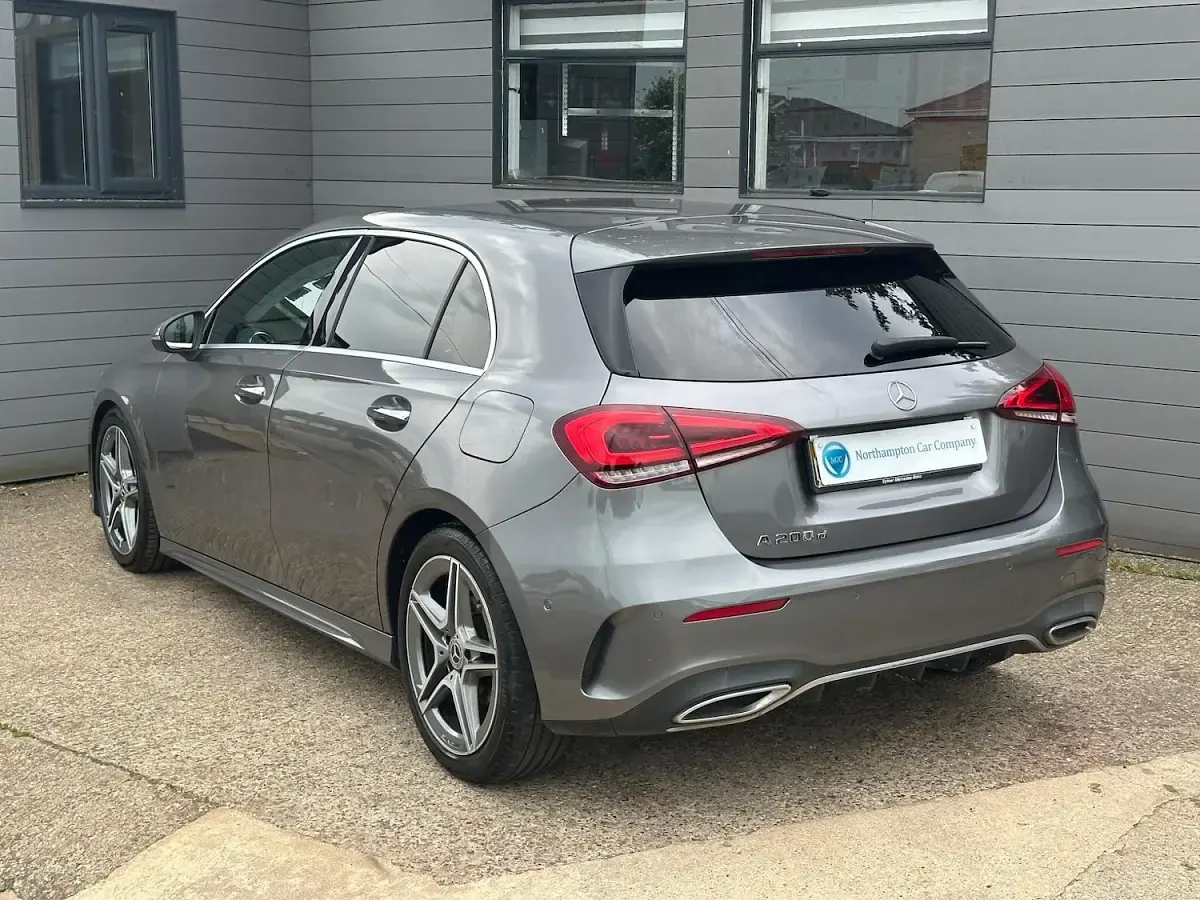 Used Mercedes A200 AMG Line Premium 150 HP (110 kW) 2019 Grey Hatchback