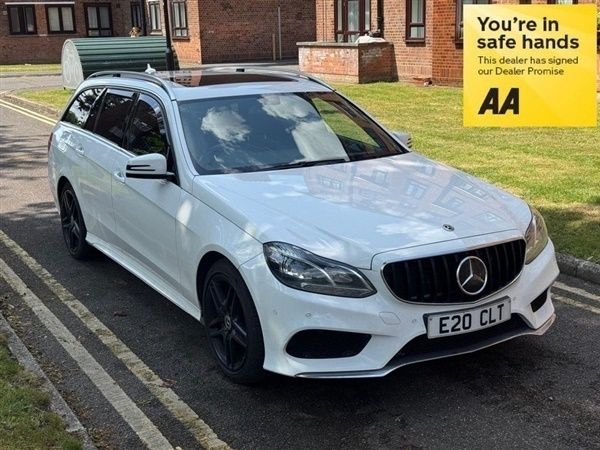 White Used 2013 Mercedes E220 AMG Estate | £5,495 (Super price) - Image 1/1