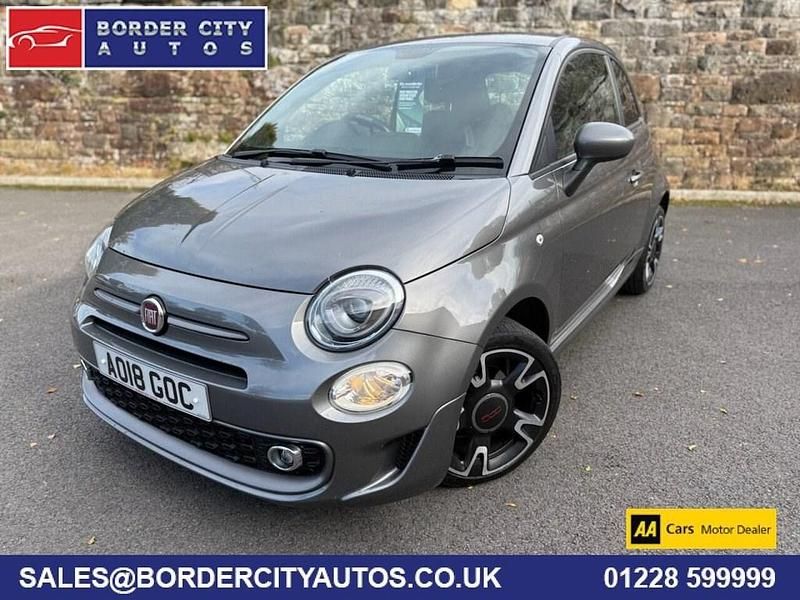 Grey Used 2018 Fiat 500 S Hatchback | £6,995 (Fair price) - Image 1/4