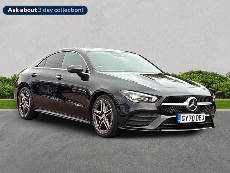 Black Used 2020 Mercedes CLA200 AMG Line Premium Plus Coupe | £23,499 (Expensive) - Image 1/4