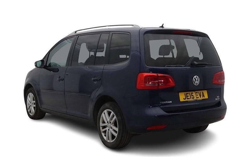 Used VW Touran SE 105 HP (77 kW) 2015 Blue MPV