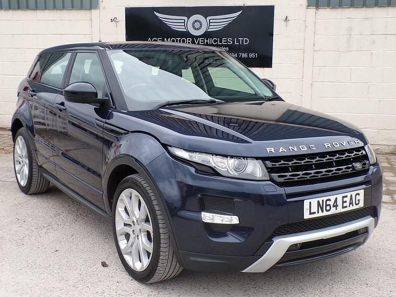 Blue Used 2014 Land Rover Range Rover evoque Dynamic SUV | £8,499 (Fair price) - Image 1/4