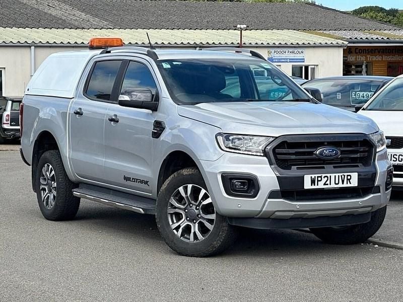 Silver Used 2021 Ford Ranger Wildtrack Pickup | £15,995 (Super price) - Image 1/3