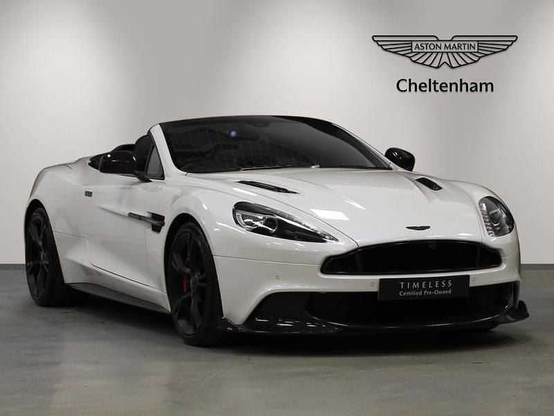 Morning frost white Used 2018 Aston Martin Vanquish Cabriolet | £129,950 (Super price) - Image 1/4