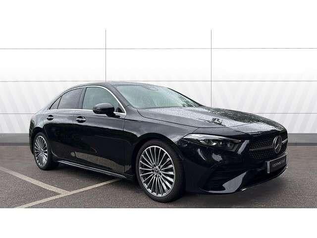 Black Used 2024 Mercedes A180 AMG Line Premium Plus Sedan | £29,221 (A bit pricey) - Image 1/4