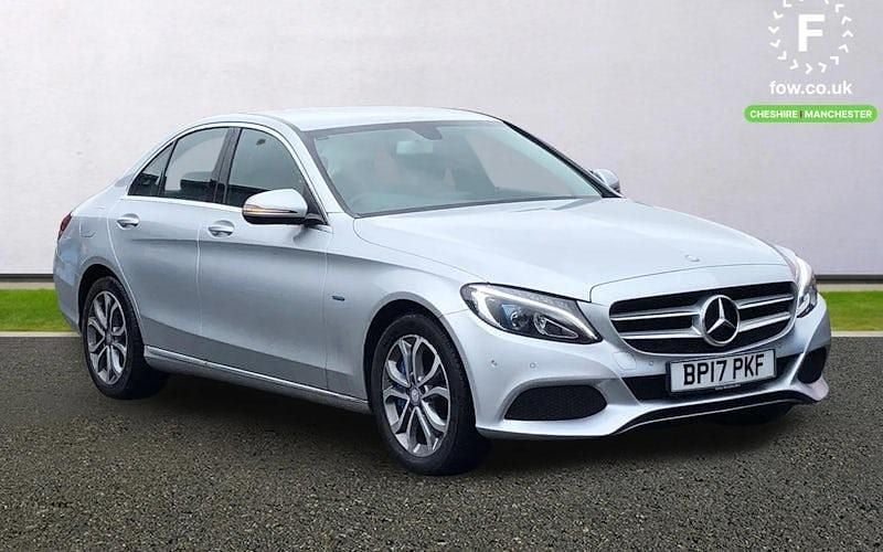 Used Mercedes C350e 293 HP (215 kW) 2017 Silver Sedan