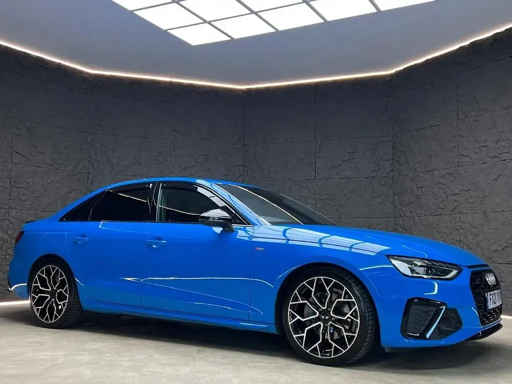 Used Audi A4 Black Edition 2021 Blue Sedan