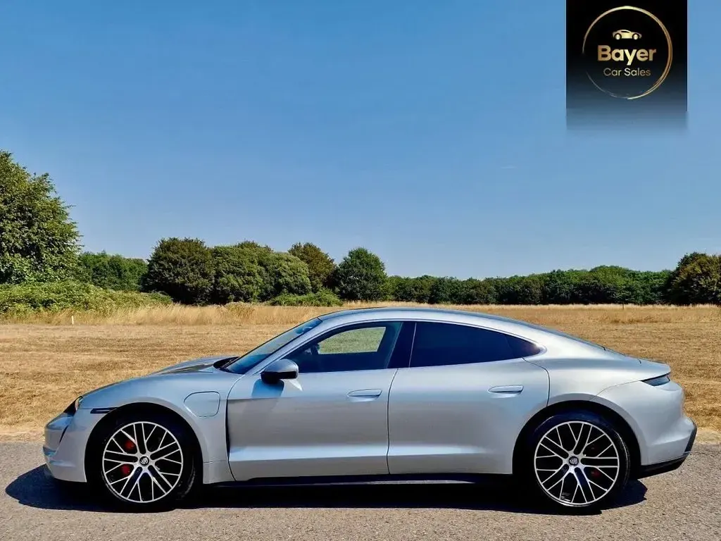 Used Porsche Taycan Performance Package 419 kW (571 HP) 2020 Silver Sedan