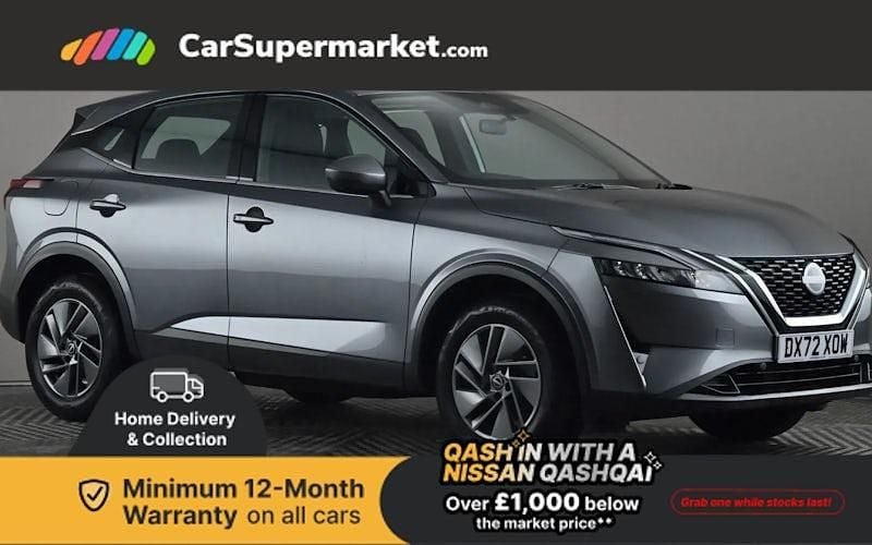 Grey Used 2022 Nissan Qashqai Acenta Premium SUV | £15,397 (Good price) - Image 1/3