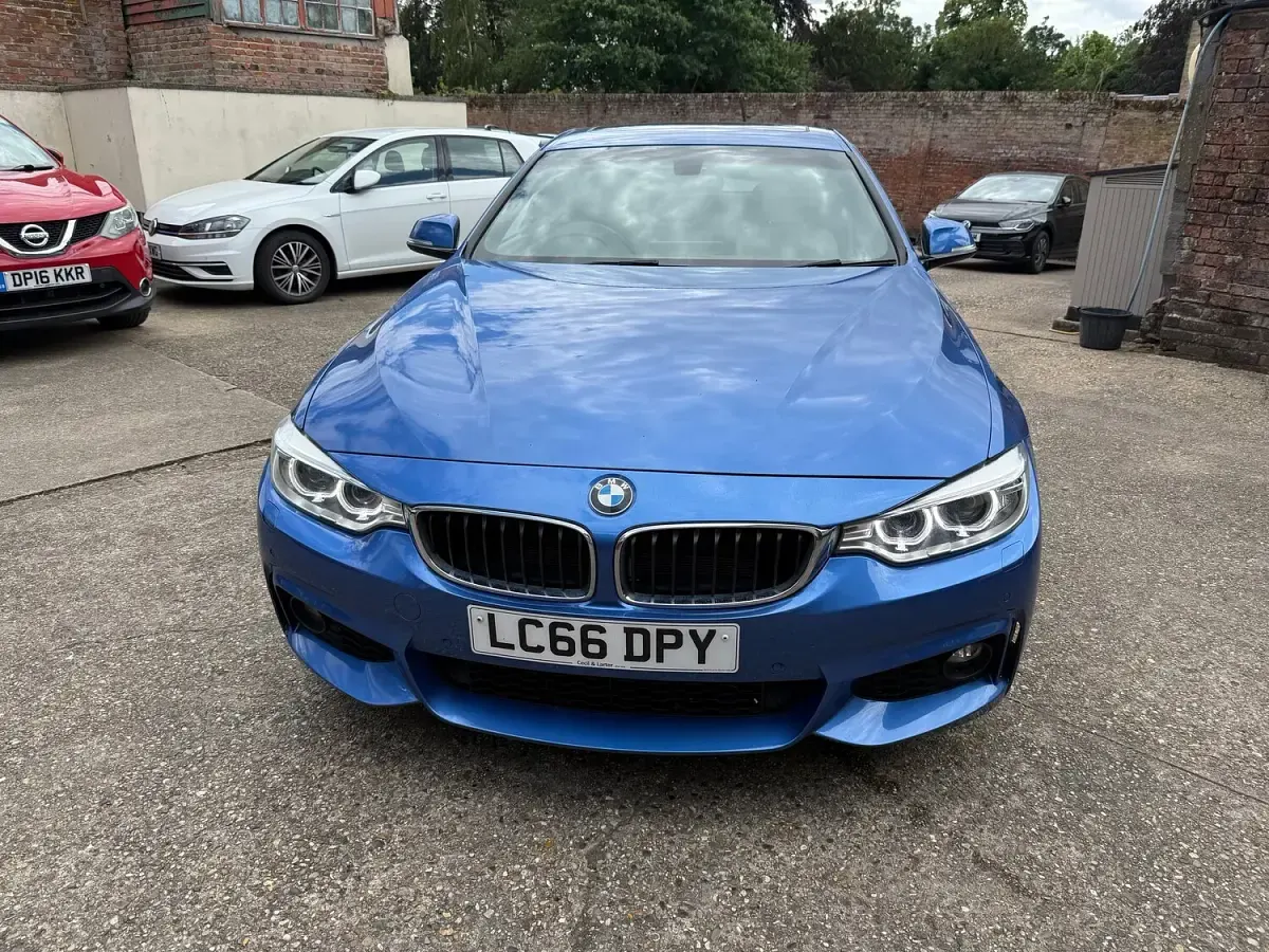 Used BMW 430 M Sport 252 HP (185 kW) 2016 Blue Coupe