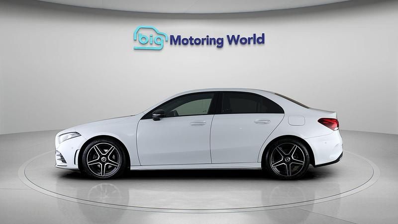 Used Mercedes A200 AMG line 161 HP (118 kW) 2022 White Sedan