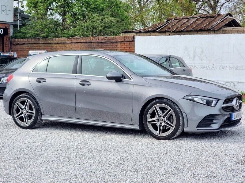 Grey Used 2019 Mercedes A200 AMG line Hatchback | £15,695 (Fair price) - Image 1/4