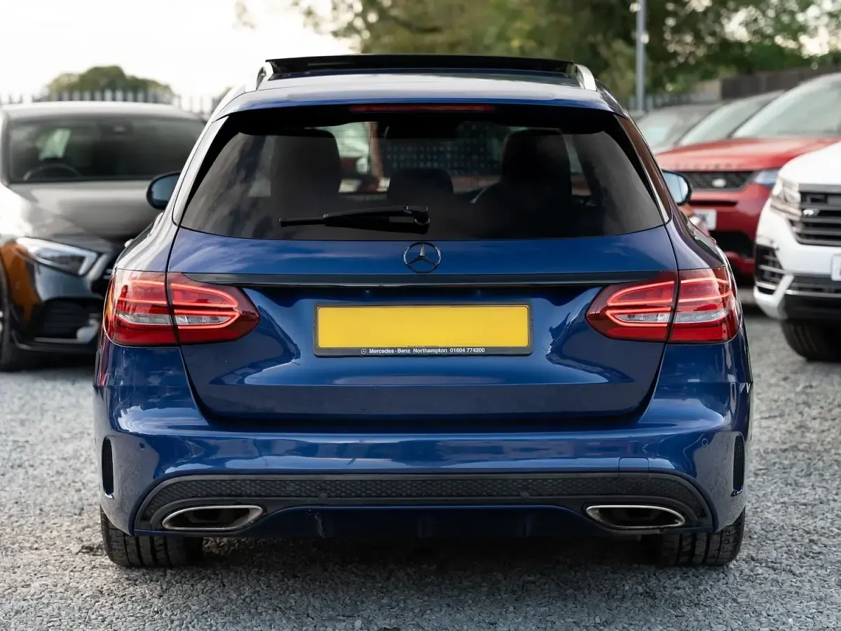 Used Mercedes C250 AMG Line Premium Plus 2018 Blue Estate