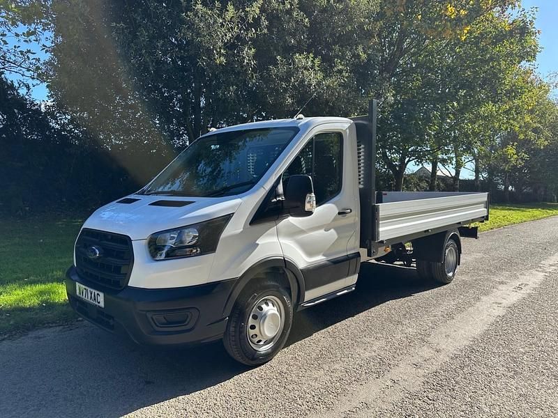 White Used 2021 Ford Transit Pickup | £18,950 (Expensive) - Image 1/3
