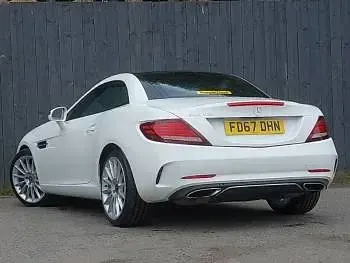 Used Mercedes SLC180 AMG line 156 HP (114 kW) 2017 White Cabriolet