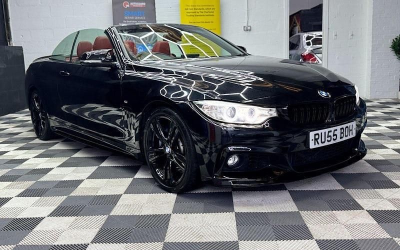 Black Used 2014 BMW 435 M Sport Cabriolet | £11,995 (Fair price) - Image 1/4