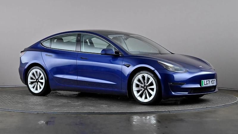 Blue Used 2021 Tesla Model 3 Long Range AWD Sedan | £25,698 - Image 1/3