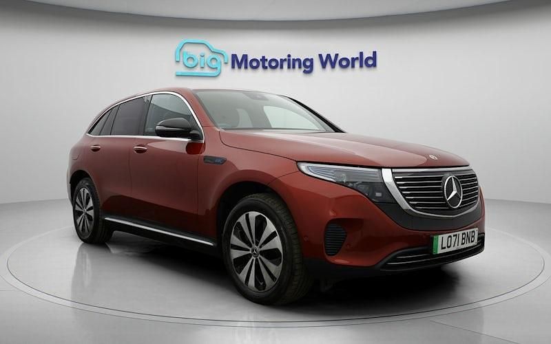 Used Mercedes EQC400 300 kW (408 HP) 2022 Red SUV