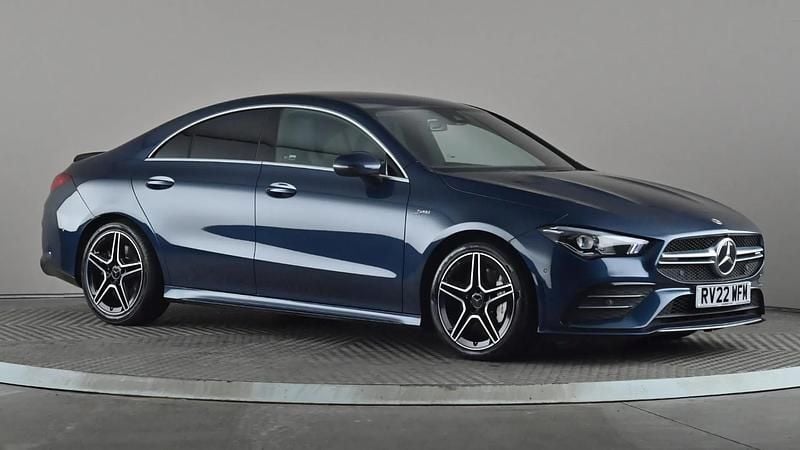 Used Mercedes CLA35 AMG 306 HP (225 kW) 2022 Blue Coupe