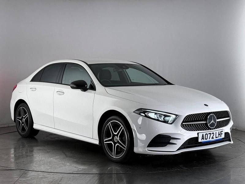 Used Mercedes A250 AMG Line Premium 218 HP (160 kW) 2022 White Sedan