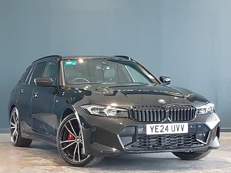 Black Used 2024 BMW 320 M Sport Estate | £39,998 - Image 1/4