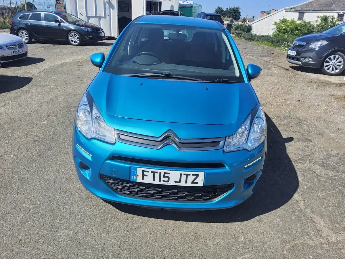 Used Citroën C3 PureTech 82 HP (60 kW) 2015 Blue Hatchback