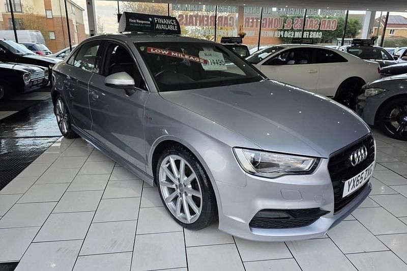 Used Audi A3 S-Line 150 HP (110 kW) 2015 Silver Sedan