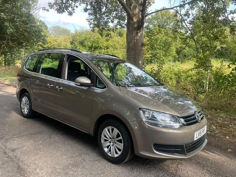 Gold Used 2015 VW Sharan SE MPV | £4,650 (A bit pricey) - Image 1/4