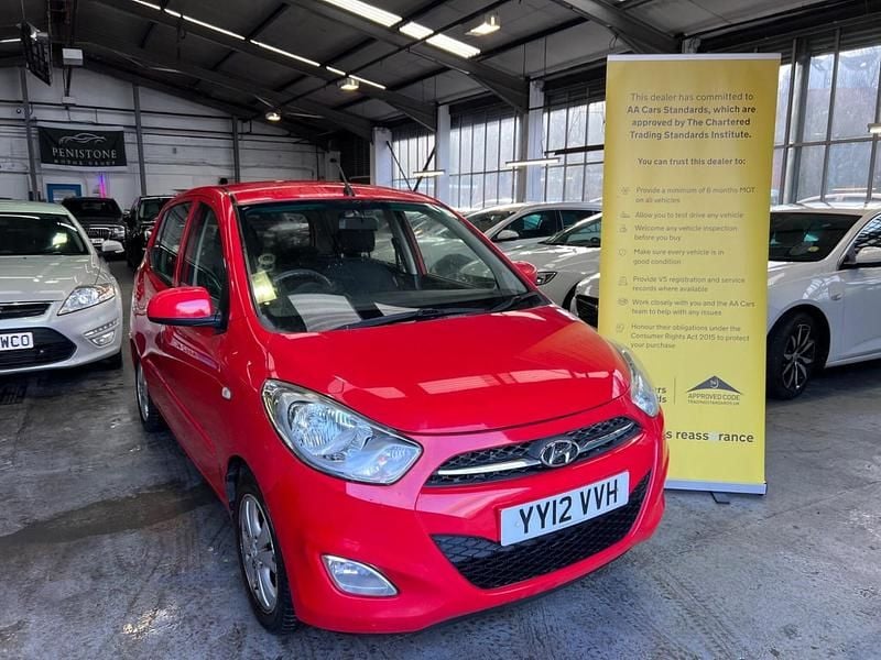 Red Used 2012 Hyundai i10 Active Hatchback | £2,490 (Good price) - Image 1/4