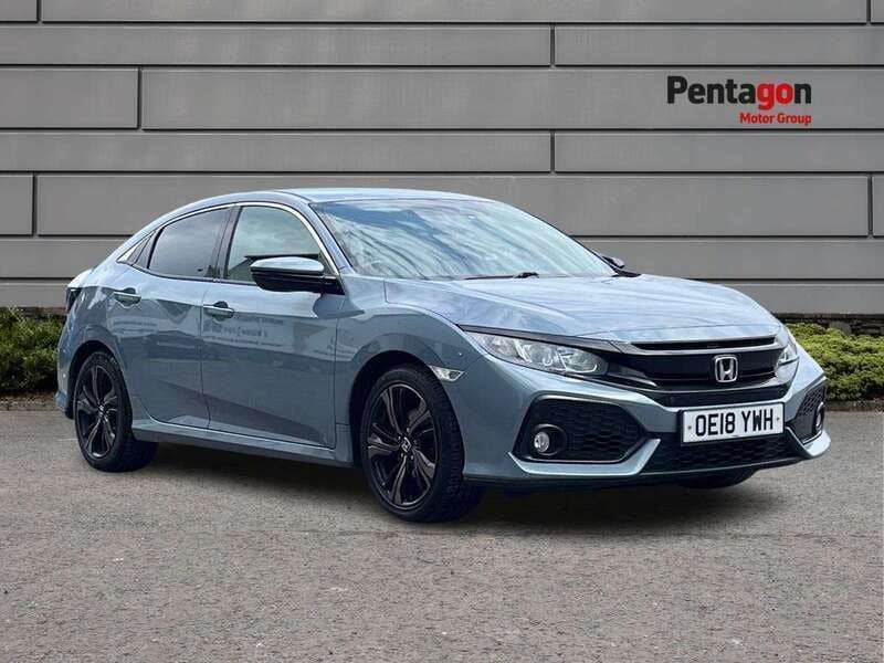 Grey Used 2018 Honda Civic SR Hatchback | £10,102 (Fair price) - Image 1/4