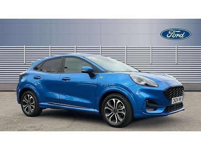 Blue Used 2024 Ford Puma Gen-E ST-Line SUV | £17,713 (Fair price) - Image 1/4