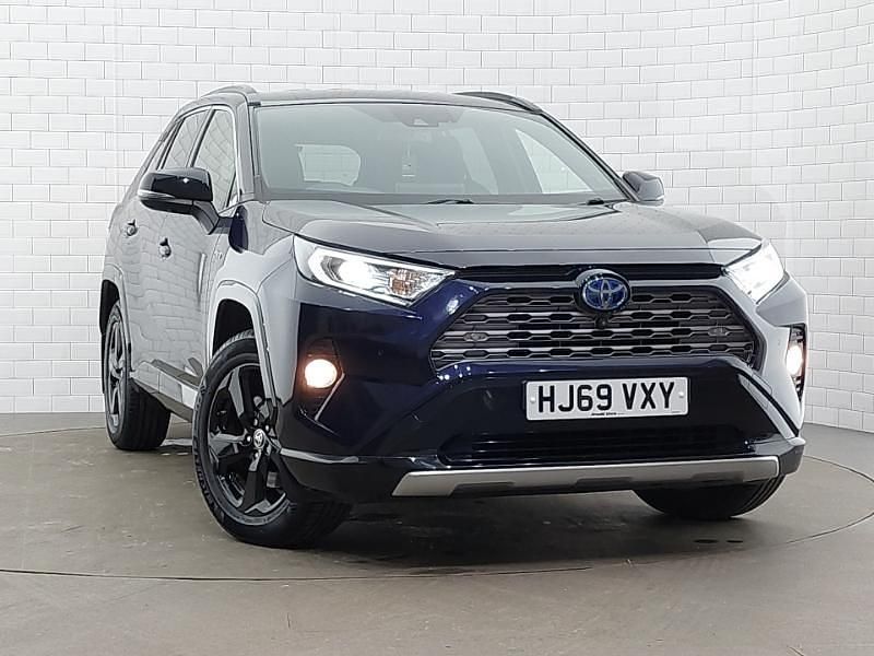 Blue Used 2019 Toyota RAV4 Hybrid SUV | £20,698 (A bit pricey) - Image 1/4