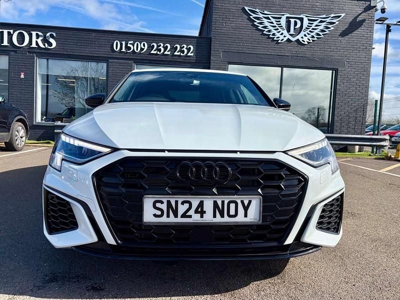 Used Audi S3 Black Edition 2024 White Sedan