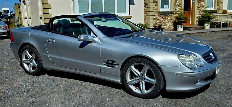 Used Mercedes SL350 245 HP (180 kW) 2005 Silver Cabriolet