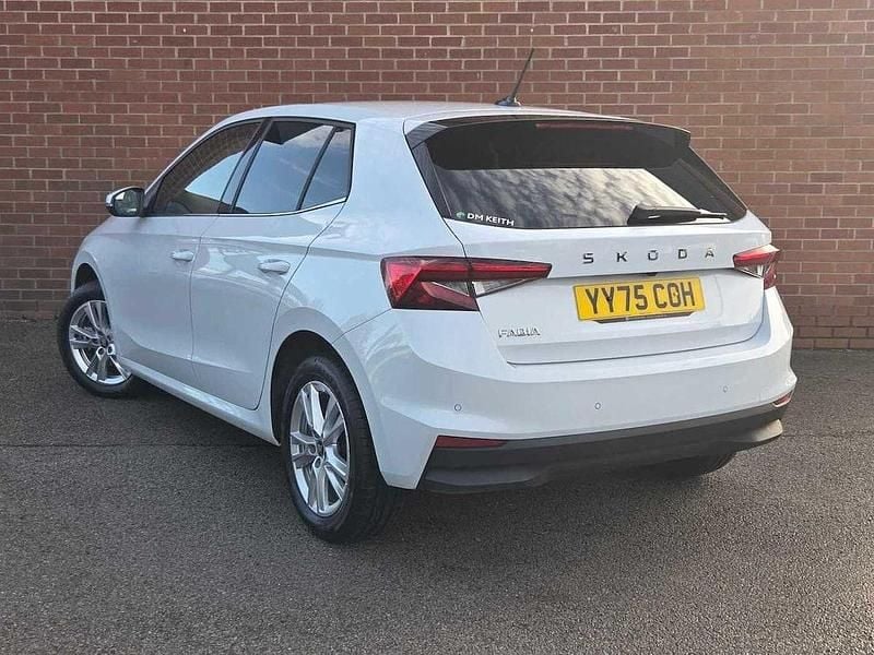Used Skoda Fabia SE L 85 HP (62 kW) 2025 Moon white metallic Hatchback