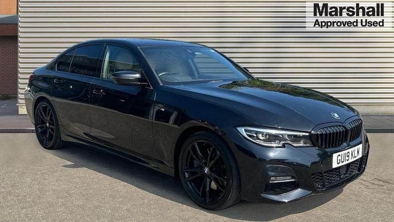 Black Used 2019 BMW 320 M Sport Sedan | £21,578 (Expensive) - Image 1/4