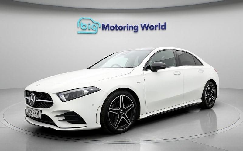 Used Mercedes A200 AMG line 150 HP (110 kW) 2022 White Sedan